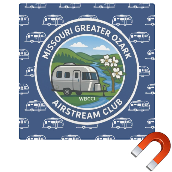Custom Design Your Own Square Car Magnet - 6"