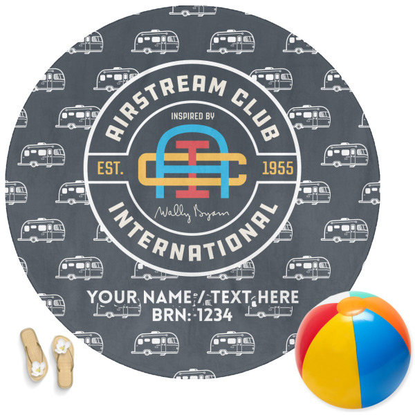 Custom Design Your Own Round Beach Towel