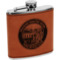 Design Your Own Leatherette Wrapped Stainless Steel Flask