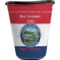 Design Your Own Waste Basket - Single-Sided - Black