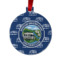 Design Your Own Metal Circle Ornament - Double-Sided