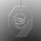 Design Your Own Engraved Glass Ornament - Octagon