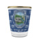 Design Your Own Glass Shot Glass - 1.5 oz - with Gold Rim - Set of 4
