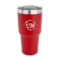Design Your Own 30 oz Stainless Steel Tumbler - Red - Single-Sided