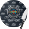Design Your Own Round Glass Cutting Board - Small