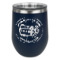 Design Your Own Stemless Stainless Steel Wine Tumbler - Navy - Single-Sided