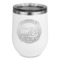 Design Your Own Stemless Stainless Steel Wine Tumbler - White - Double-Sided