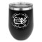 Design Your Own Stemless Stainless Steel Wine Tumbler - Black - Double-Sided