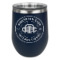 Design Your Own Stemless Stainless Steel Wine Tumbler - Navy - Double-Sided