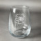 Design Your Own Stemless Wine Glass - Laser Engraved