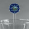Design Your Own 7" Round Plastic Stir Sticks - Clear