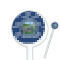 Design Your Own 5.5" Round Plastic Stir Sticks - White - Single-Sided