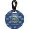 Design Your Own Plastic Luggage Tag - Round