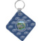 Design Your Own Diamond Plastic Keychain
