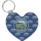 Design Your Own Heart Plastic Keychain