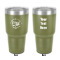 Design Your Own 30 oz Stainless Steel Tumbler - Olive - Double-Sided