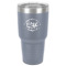 Design Your Own 30 oz Stainless Steel Tumbler - Grey - Single-Sided