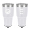 Design Your Own 30 oz Stainless Steel Tumbler - White - Double-Sided