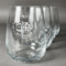 Design Your Own Stemless Wine Glasses - Laser Engraved- Set of 4