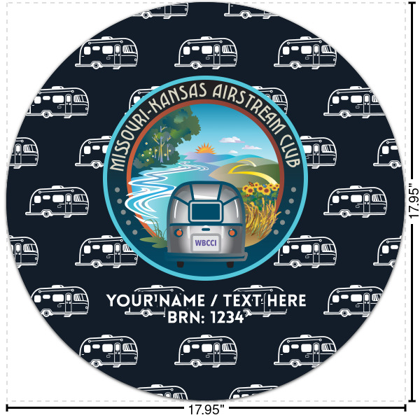 Custom Design Your Own Round Decal - Large