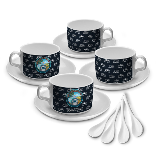 Custom Design - Tea Cup - Set of 4