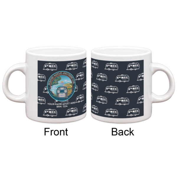 Custom Design - Single Shot Espresso Cup - Single - Front & Back