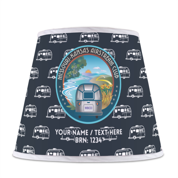 Custom Design - Poly Film Empire Lampshade - Front View