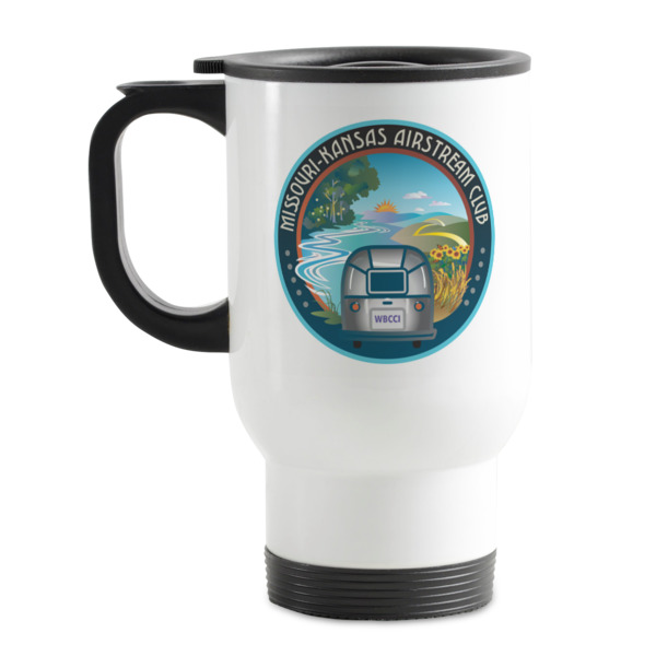 Custom Design Your Own Stainless Steel Travel Mug with Handle