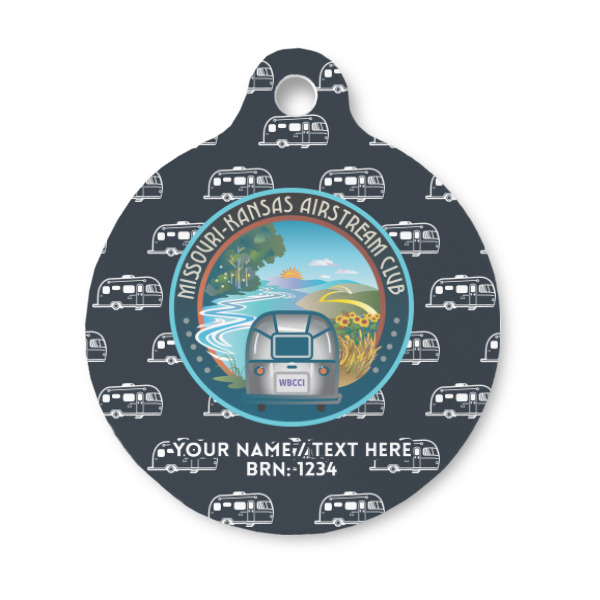 Custom Design Your Own Round Pet ID Tag - Small