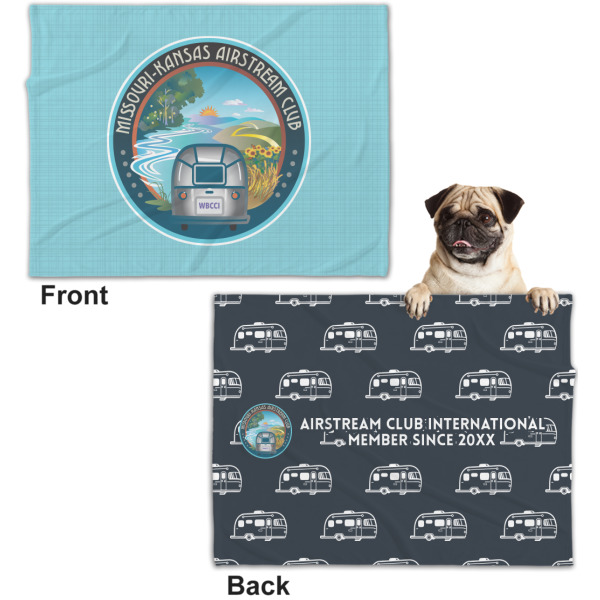 Custom Design - Microfleece Dog Blanket - Regular - Front & Back
