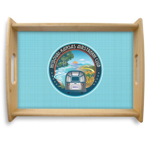 Custom Design Your Own Natural Wooden Tray - Large