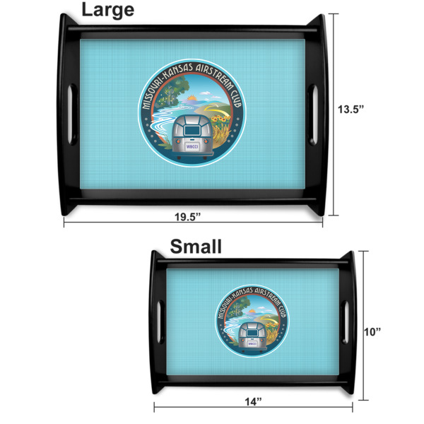 Custom Design - Serving Tray Black Sizes