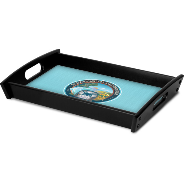 Custom Design - Serving Tray Black - Corner