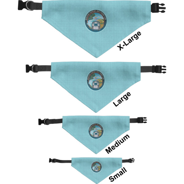 Custom Design - Pet Bandana Sizes
