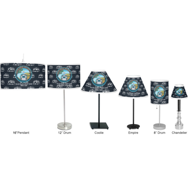 Custom Design - Lamp Full View Size Comparison