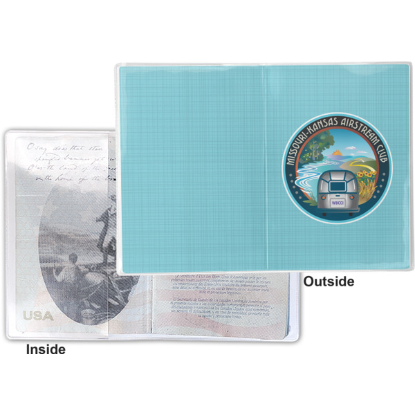 Custom Design - Vinyl Passport Holder - Flat Front and Back