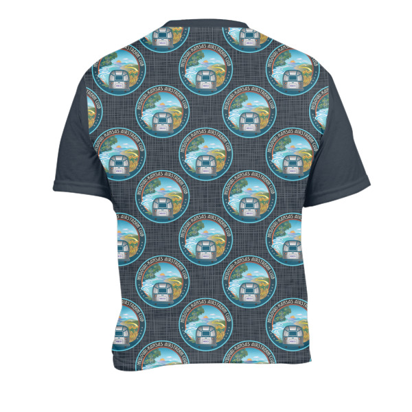 Custom Design - Men's Crew Neck T Shirt Medium - Back
