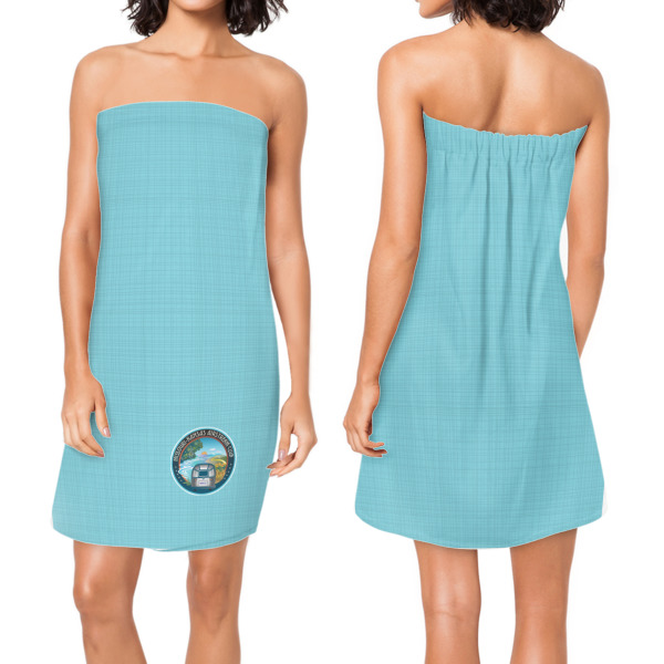 Custom Design - Custom Bath Wrap - Front & Back View