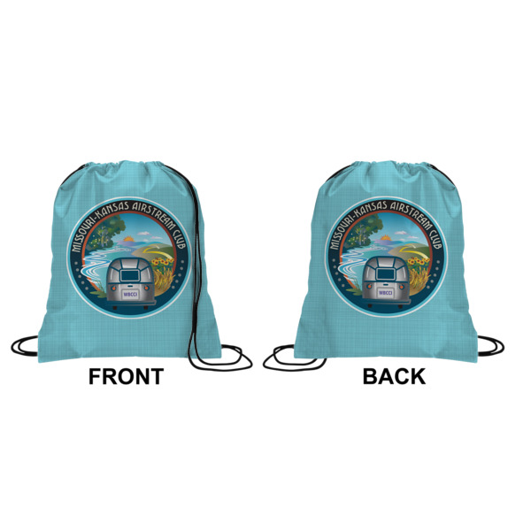 Custom Design - Drawstring Backpack Front & Back Medium