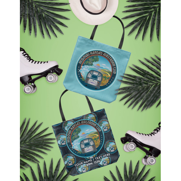 Custom Design - Canvas Tote Lifestyle Front and Back