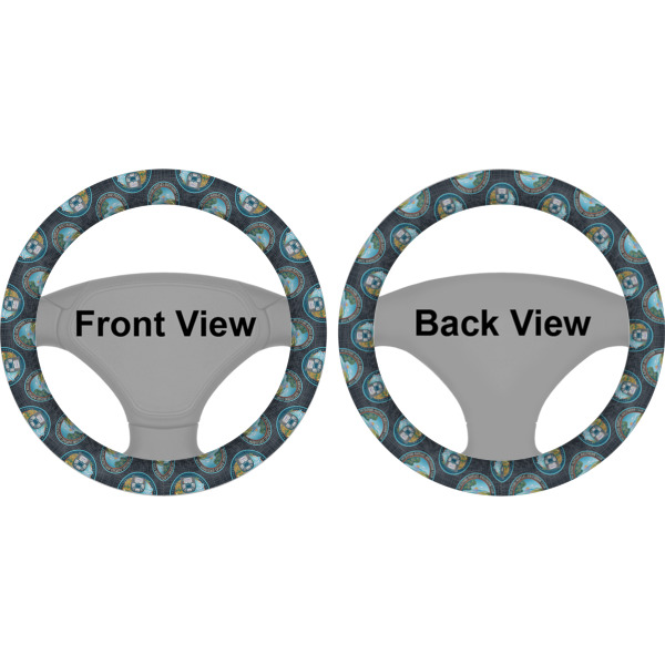 Custom Design - Steering Wheel Cover- Front and Back