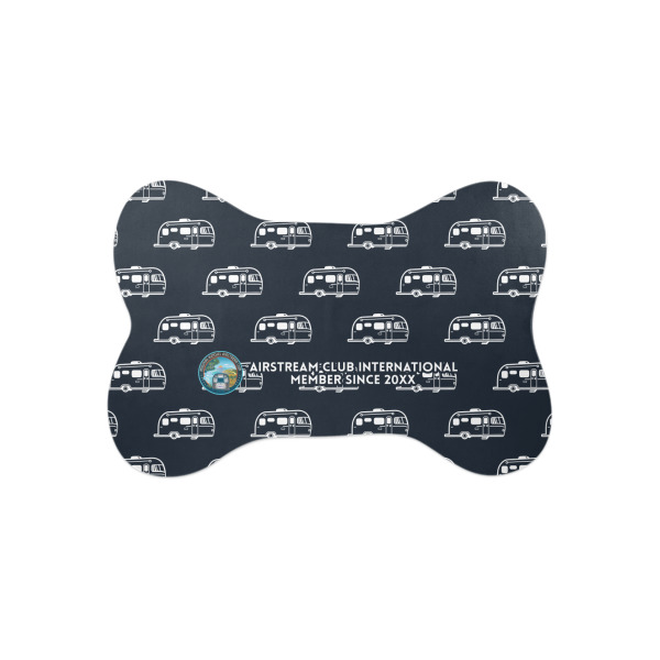 Custom Design Your Own Bone Shaped Dog Food Mat - Small