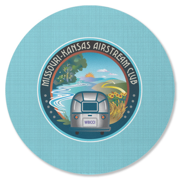 Custom Design - Round Coaster Rubber Back - Single