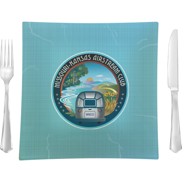 Custom Design Your Own 9.5" Glass Square Lunch / Dinner Plate