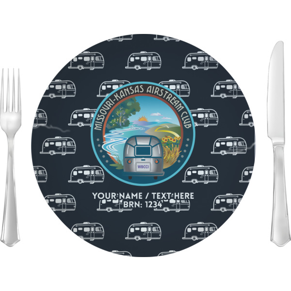 Custom Design Your Own 10" Glass Lunch / Dinner Plate