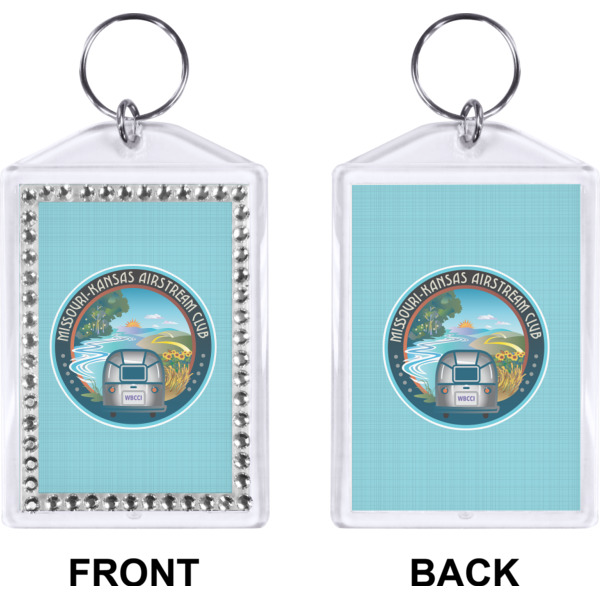 Custom Design - Bling Keychain (Front + Back)