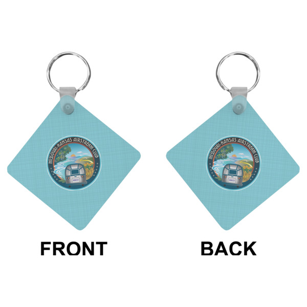Custom Design - Diamond Keychain (Front + Back)