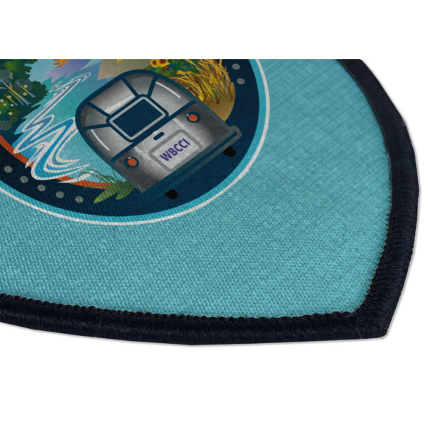Custom Design - Iron On Patch - Shield - Style B - Closeup