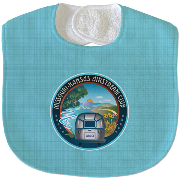 Custom Design - New Baby Bib - Closed and Folded