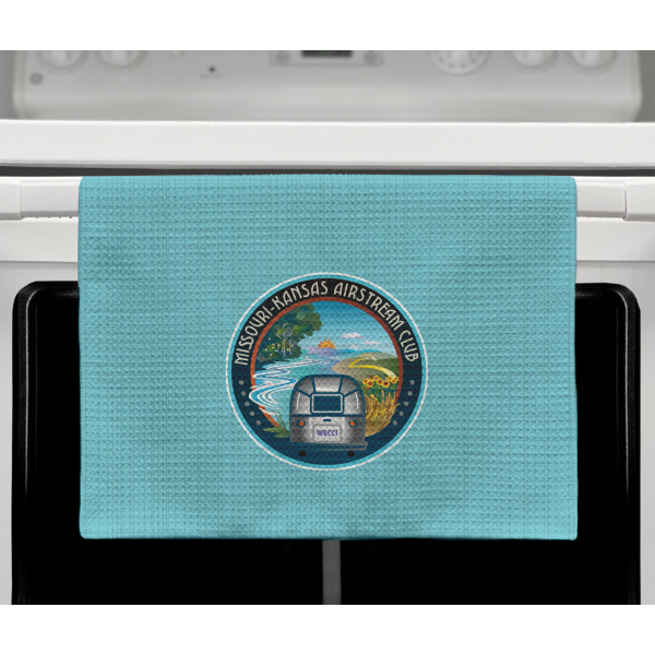 Custom Design - Waffle Weave Towel - Full Color Print - Lifestyle2 Image